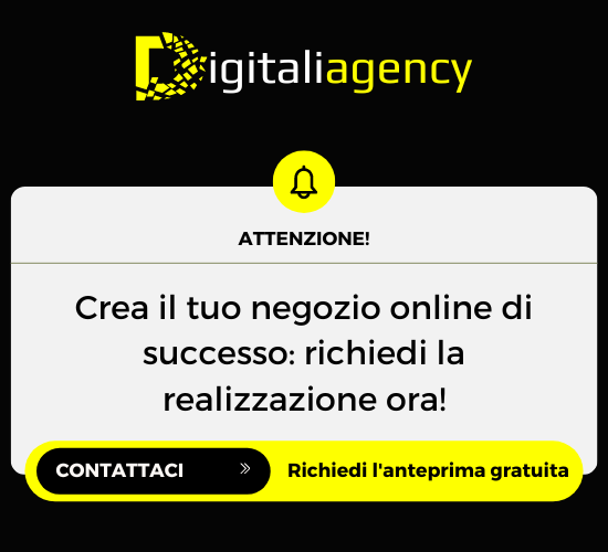 Realizzazione siti e-commerce notifica