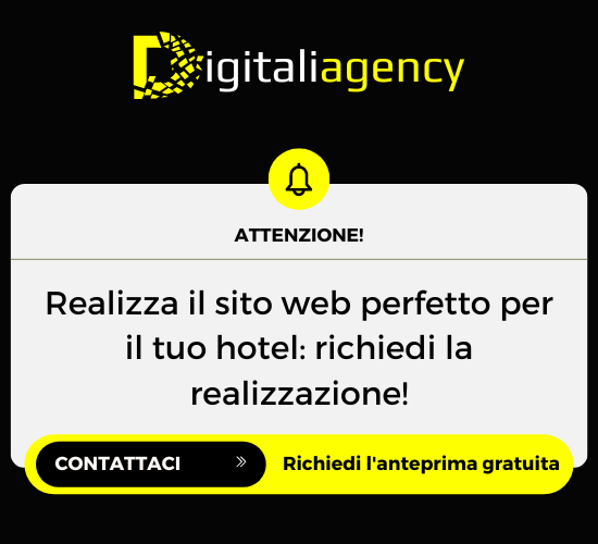 Realizzazione siti web per hotel notifica